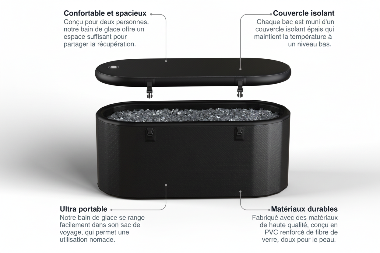 Iced Duo – Bain froid / Bain Nordique pour deux