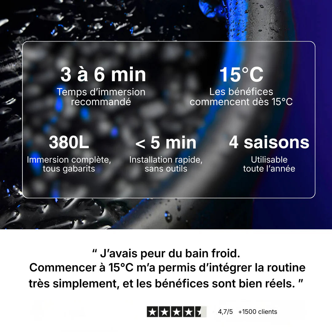 Iced Duo – Bain froid / Bain Nordique pour deux