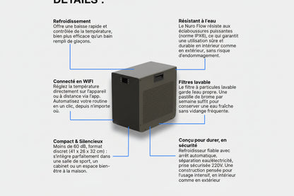 Iced Flow – Refroidisseur connecté pour bain froid / Bain Nordique